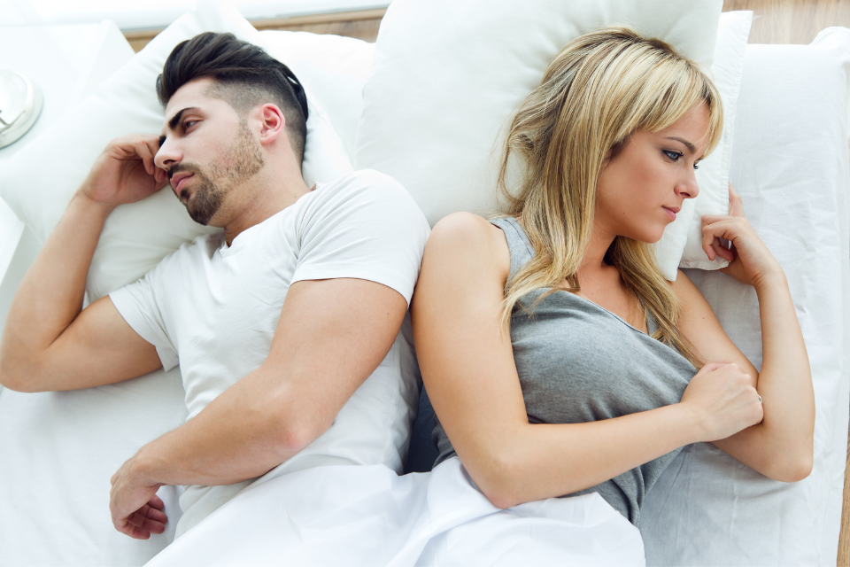 Man and Women Sleeping